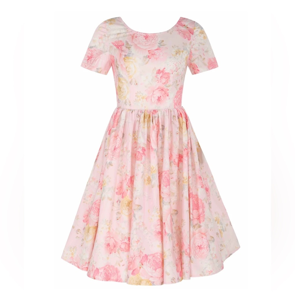 SOLD 🌸NWT Selkie Maison Amory Baby Pink Garden Dreamboat Dress with Petticoat🌸